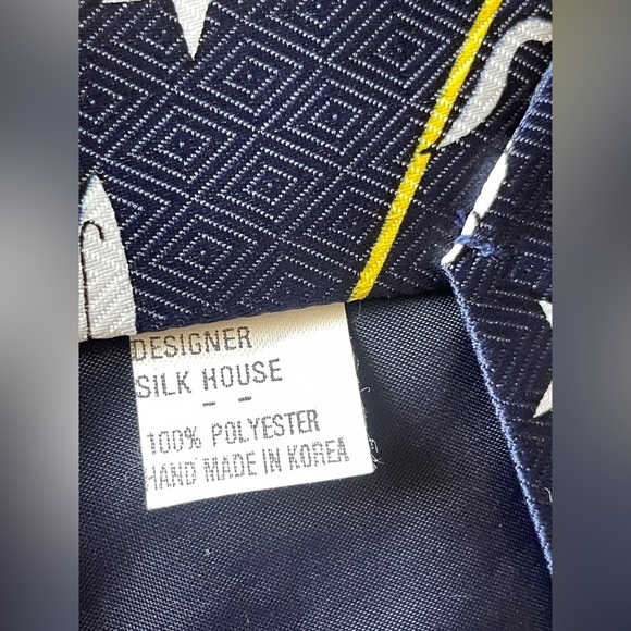 Democrat donkey USA flag navy blue tie. Designs by A. Rogers. - Picture 8 of 8